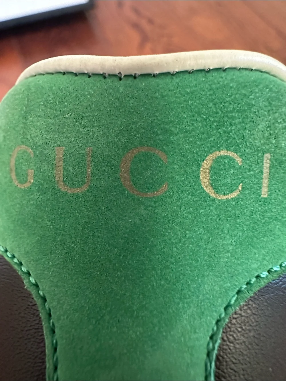 Black Gucci sneakers